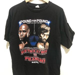 Mayweather vs Pacquiao 2015 Pound for Pound Tshirt - XL